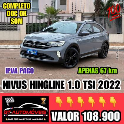 VOLKSWAGEN NIVUS 1.0 200 TSI TOTAL FLEX HIGHLINE AUTOMÁTICO VOLKSWAGEN NIVUS 1.0 200 TSI TOTAL FLEX HIGHLINE AUTOMÁTICO